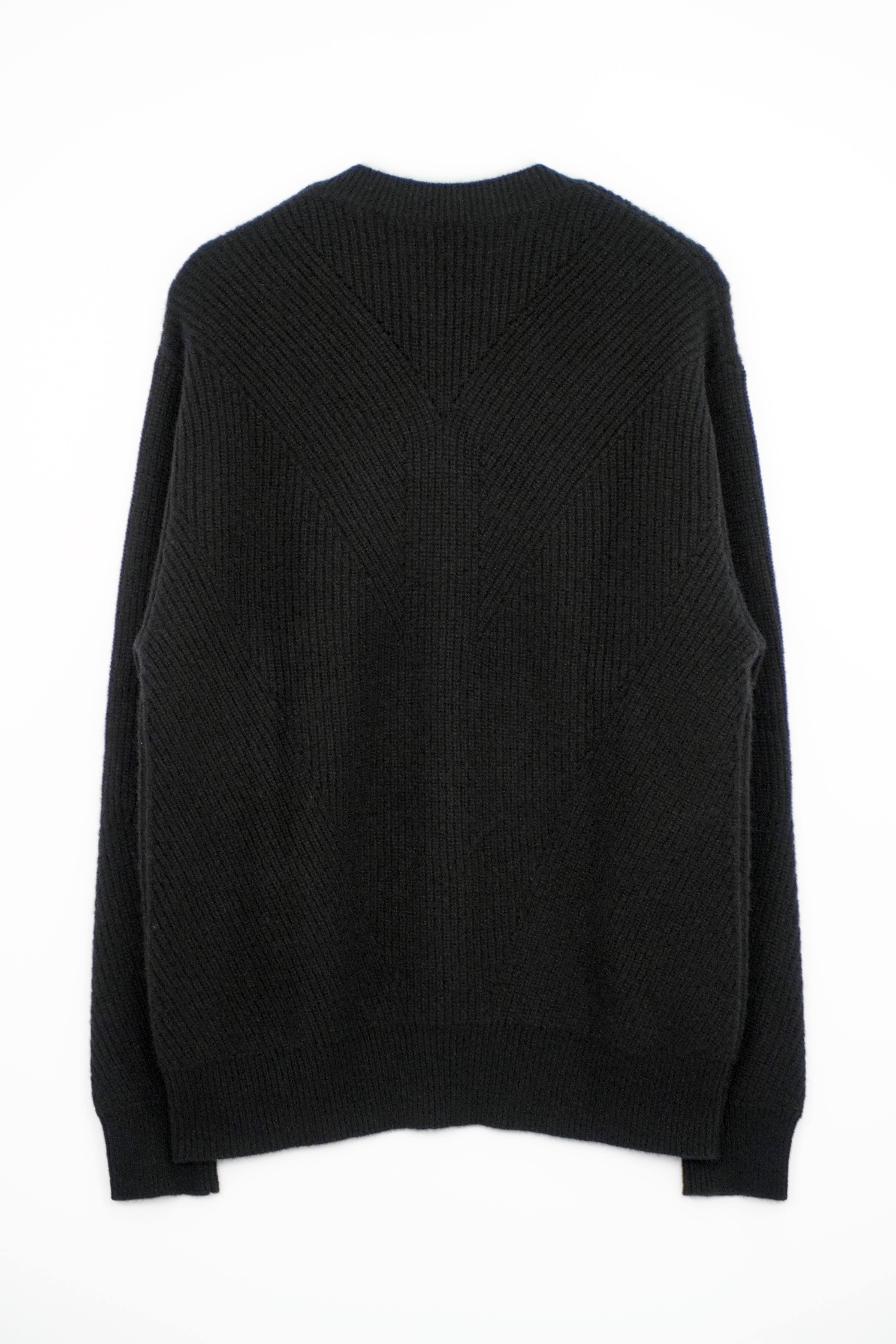 HALF CARDIGAN STITCH PULLOVER