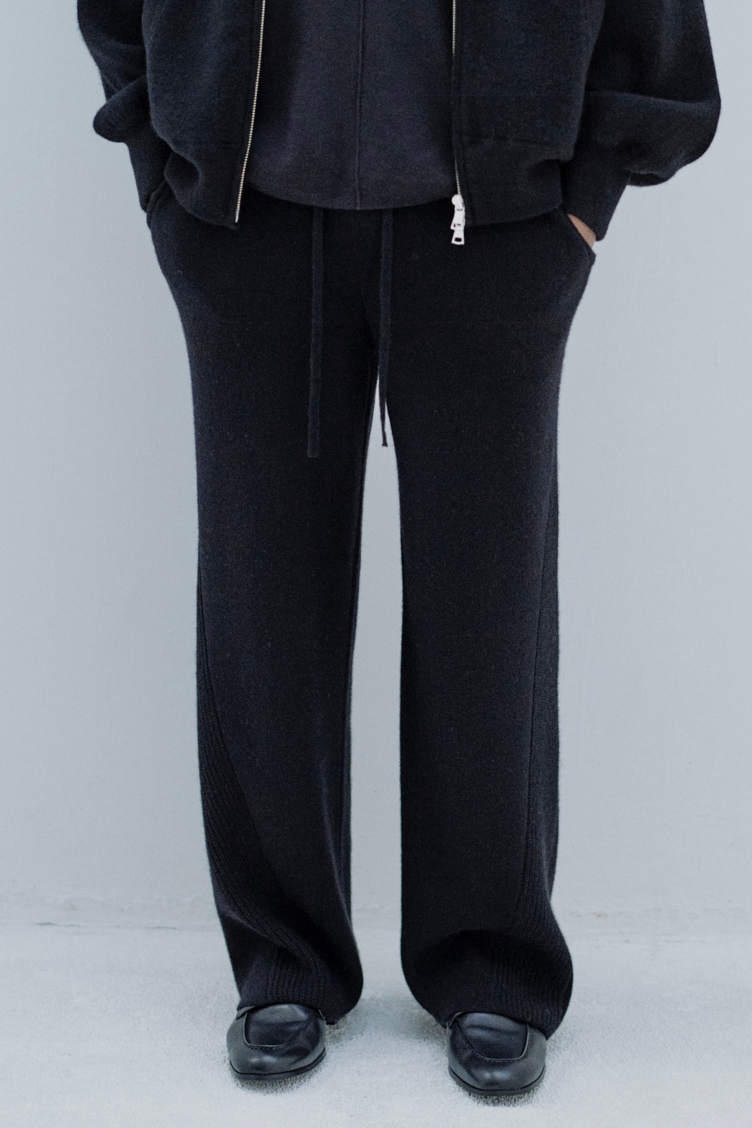 CASHMERE SIDELINE SWEAT TROUSERS