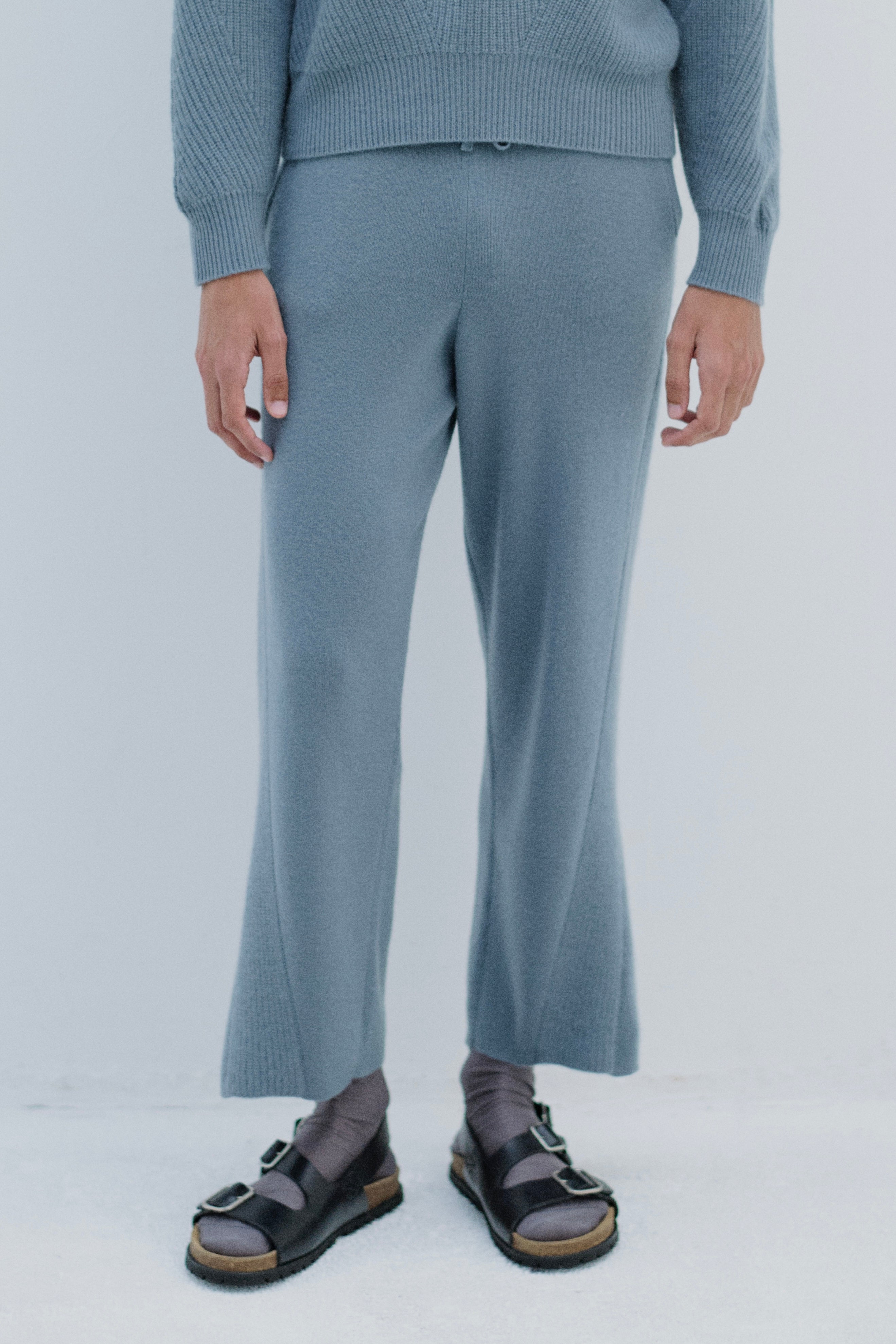 CASHMERE SIDELINE SWEAT TROUSERS