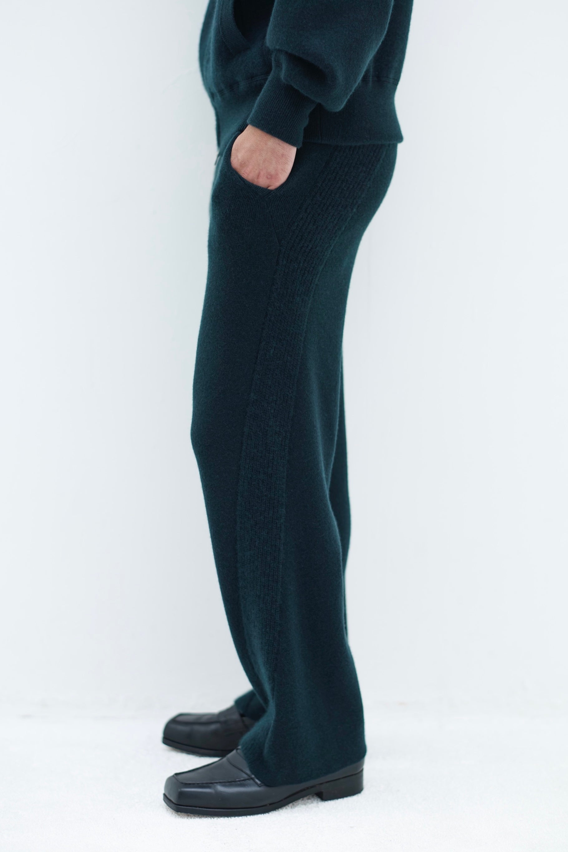 CASHMERE SIDELINE SWEAT TROUSERS