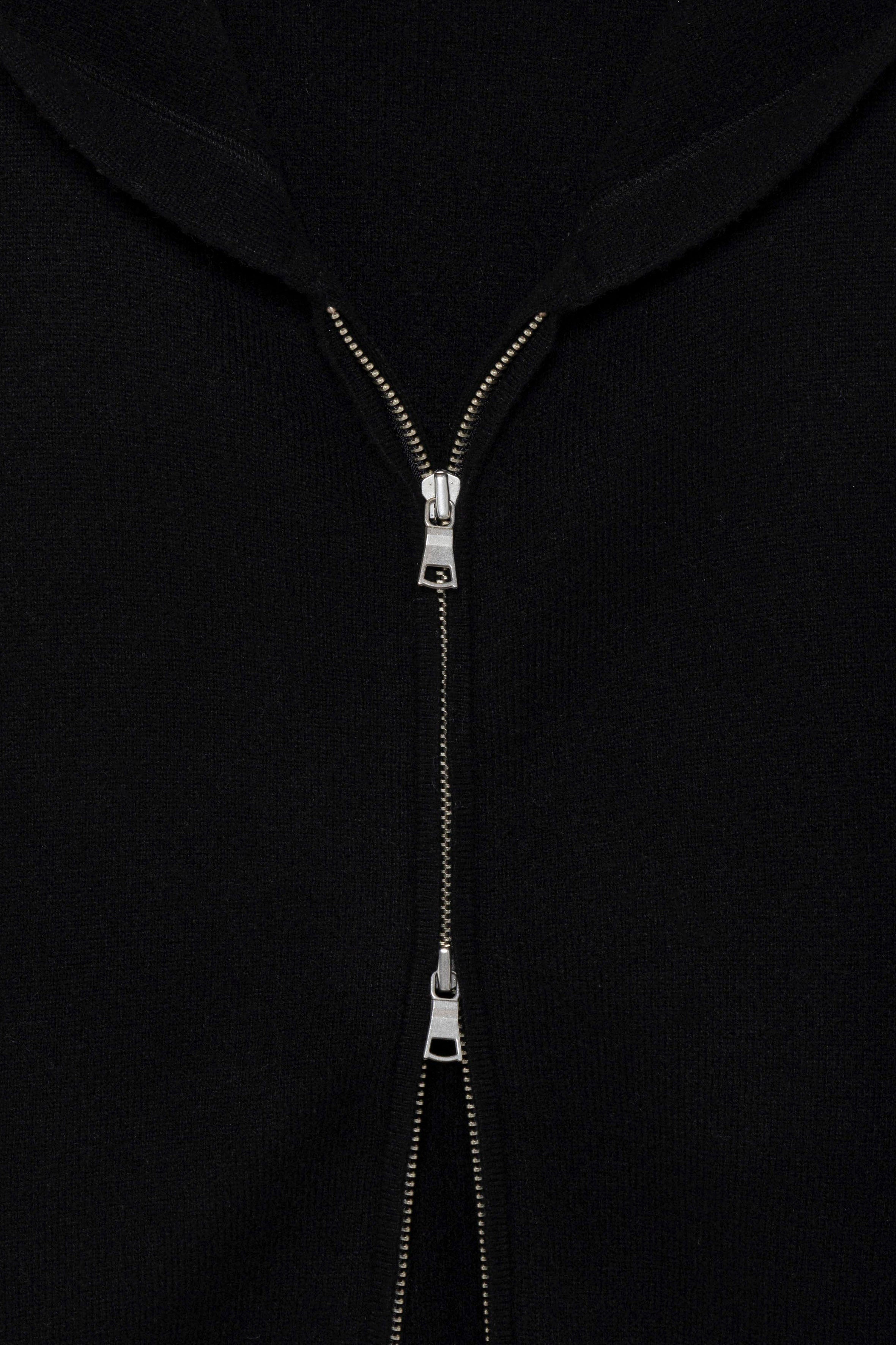 DOUBLE FACE CASHMERE HOODIE