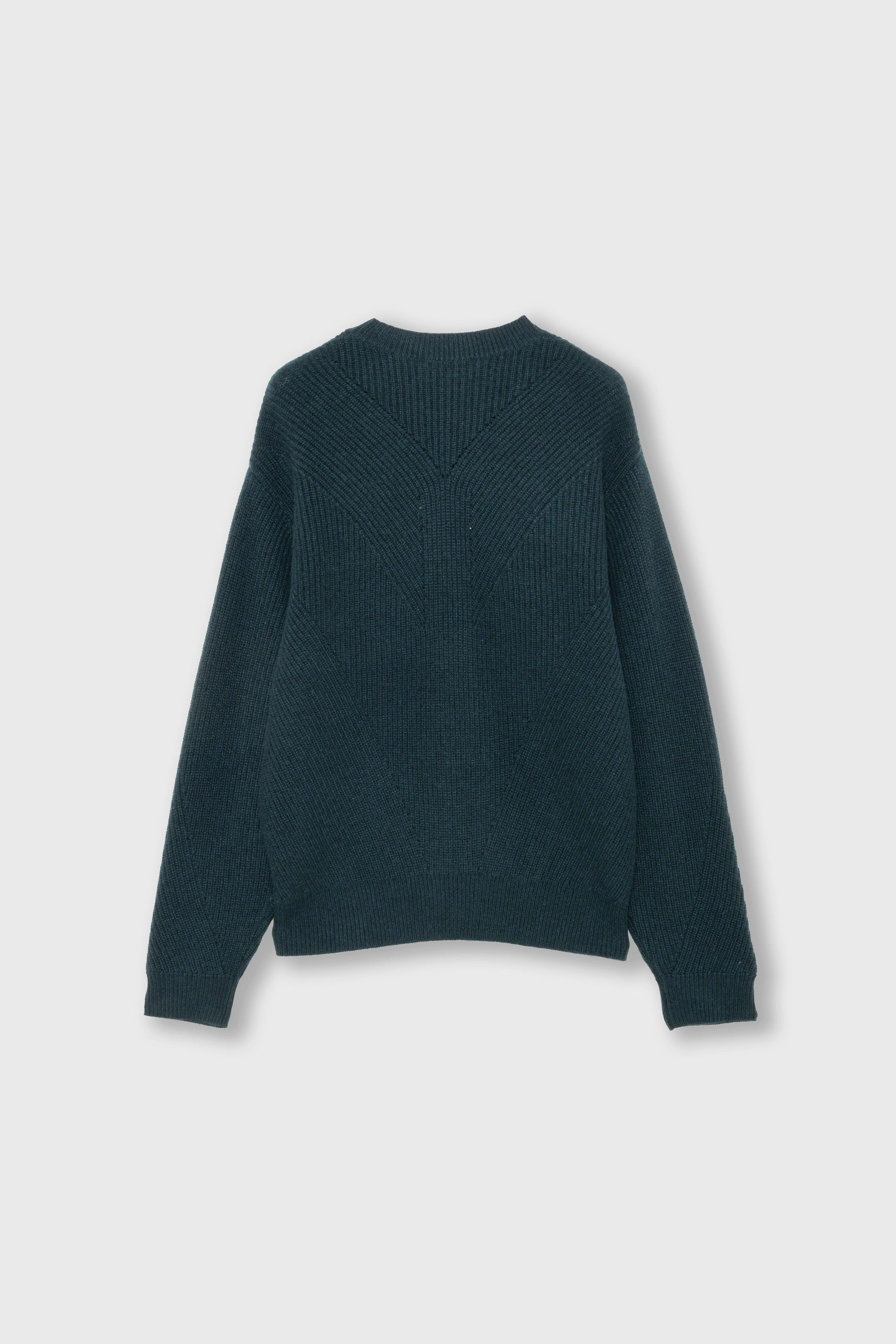 HALF CARDIGAN STITCH PULLOVER