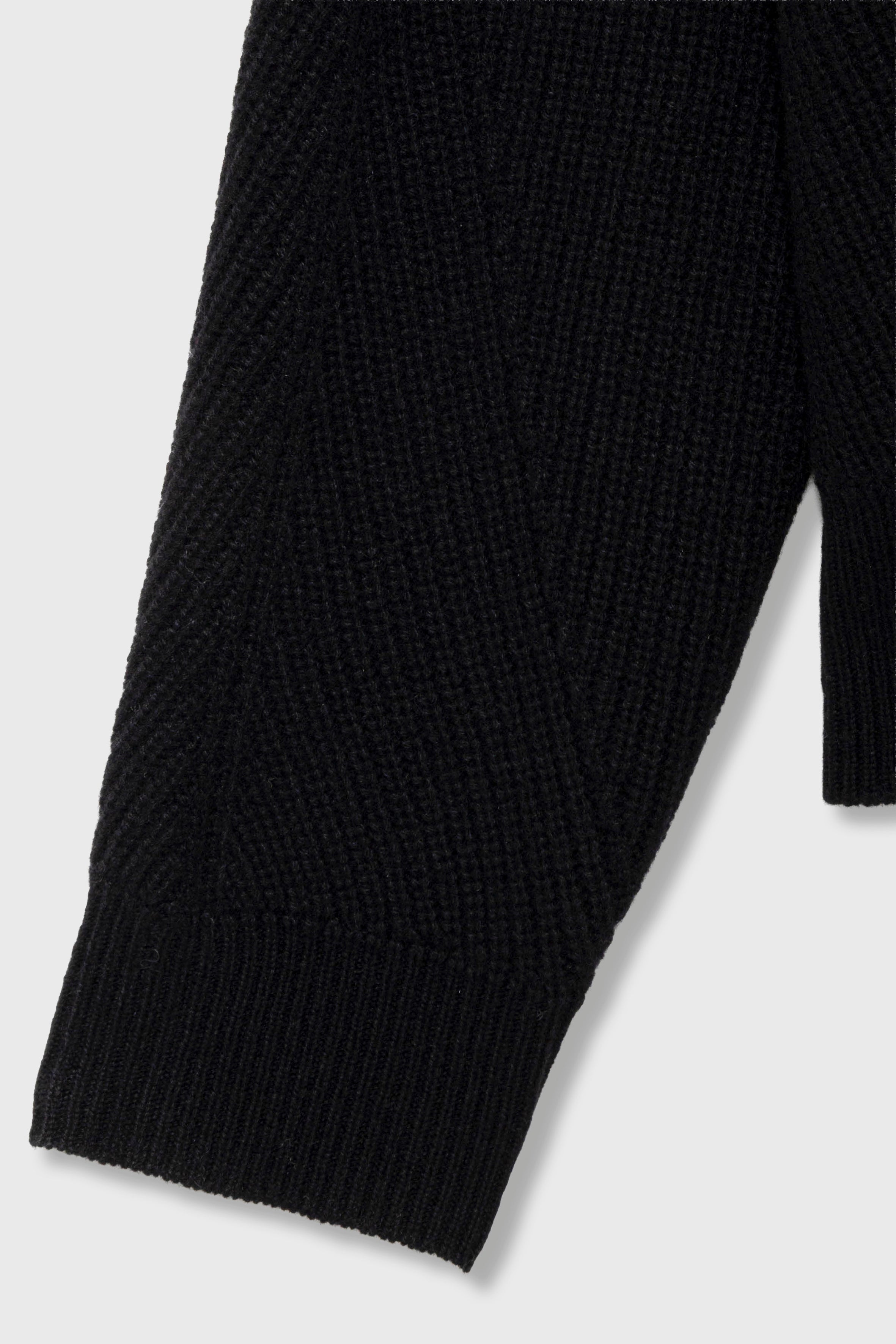 HALF CARDIGAN STITCH PULLOVER