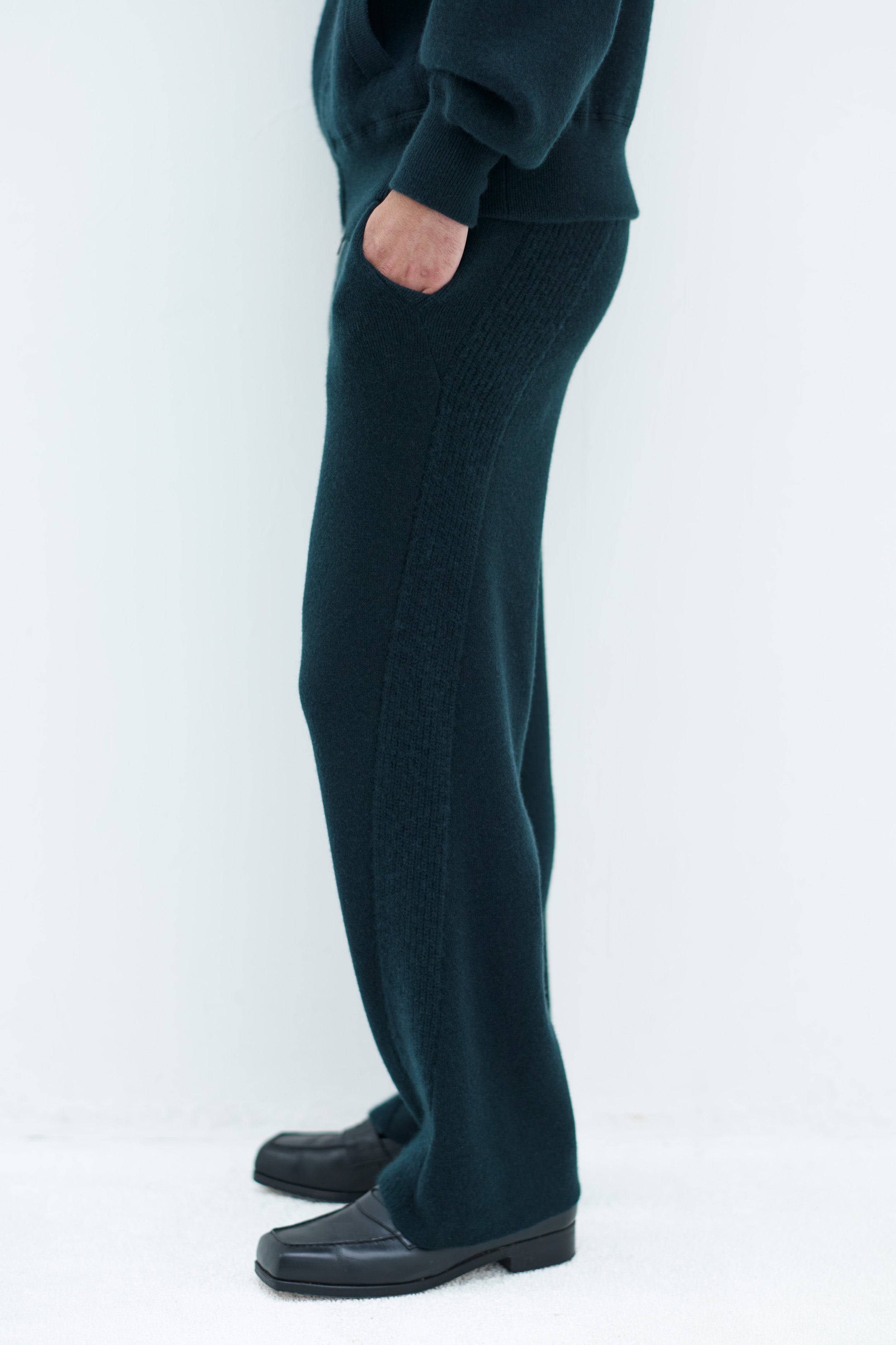 CASHMERE SIDELINE SWEAT TROUSERS