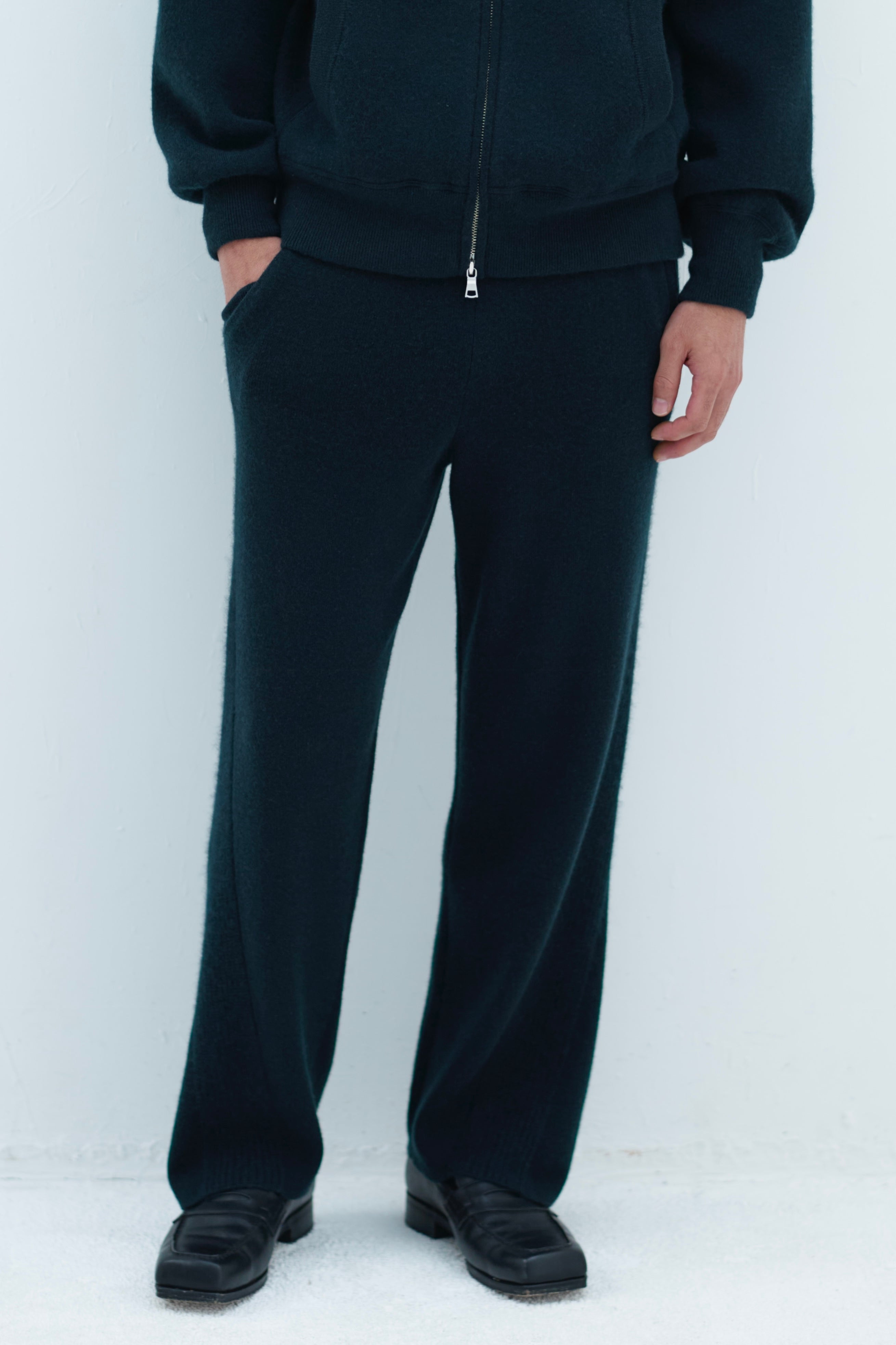 CASHMERE SIDELINE SWEAT TROUSERS